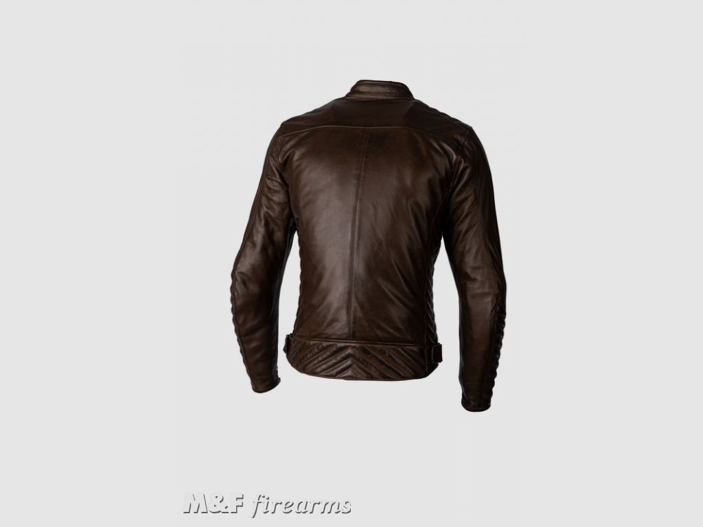 Herren RST Roadster 3 CE Biker Leather Jacket - Brown Größen S - 4XL