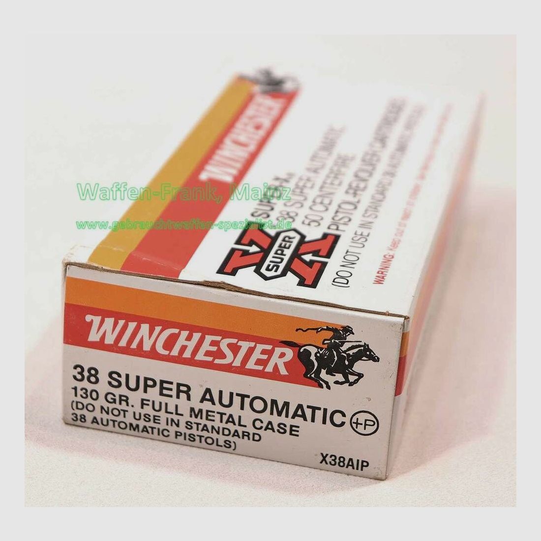 Winchester - USA Pistol cartridges .38 SUPER AUTO (+P)