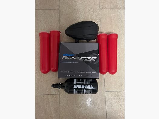 Paintball Ausrüstung und Dye Rize CZR Markierer