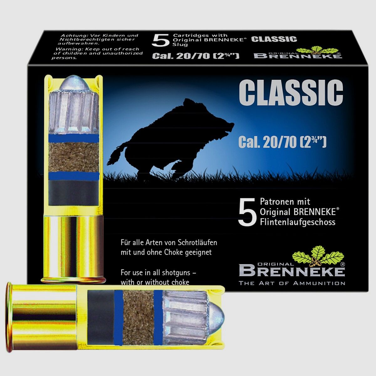 Brenneke 20/70 Classic 24,0g/370grs.