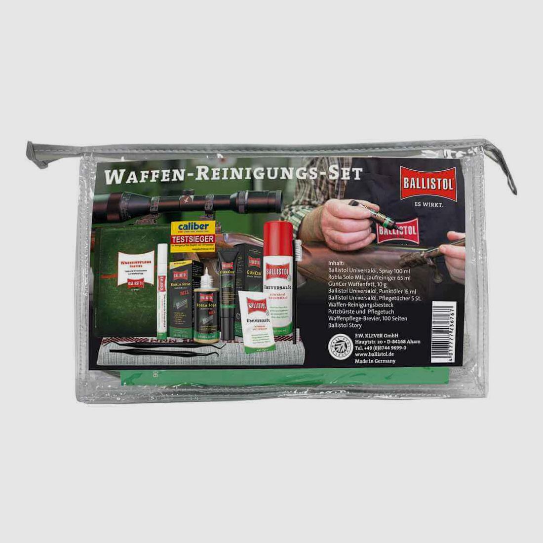 Ballistol gun cleaning set 14 pieces