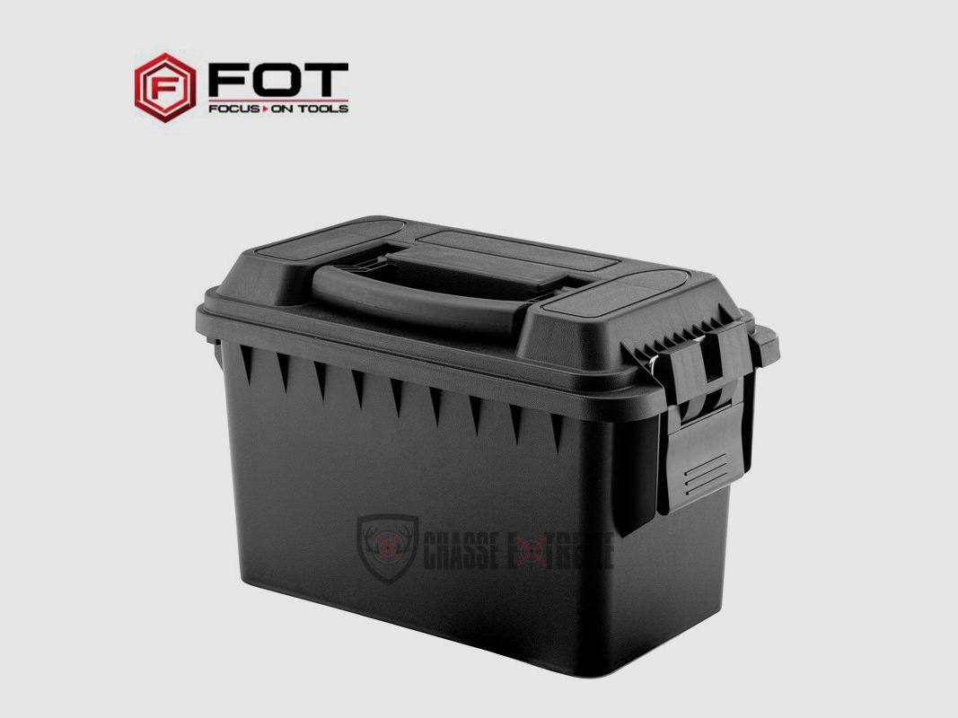 Munitionskiste FOT Polymer Kal 50 Schwarz 35x18x23 cm, Bild 1 von 2