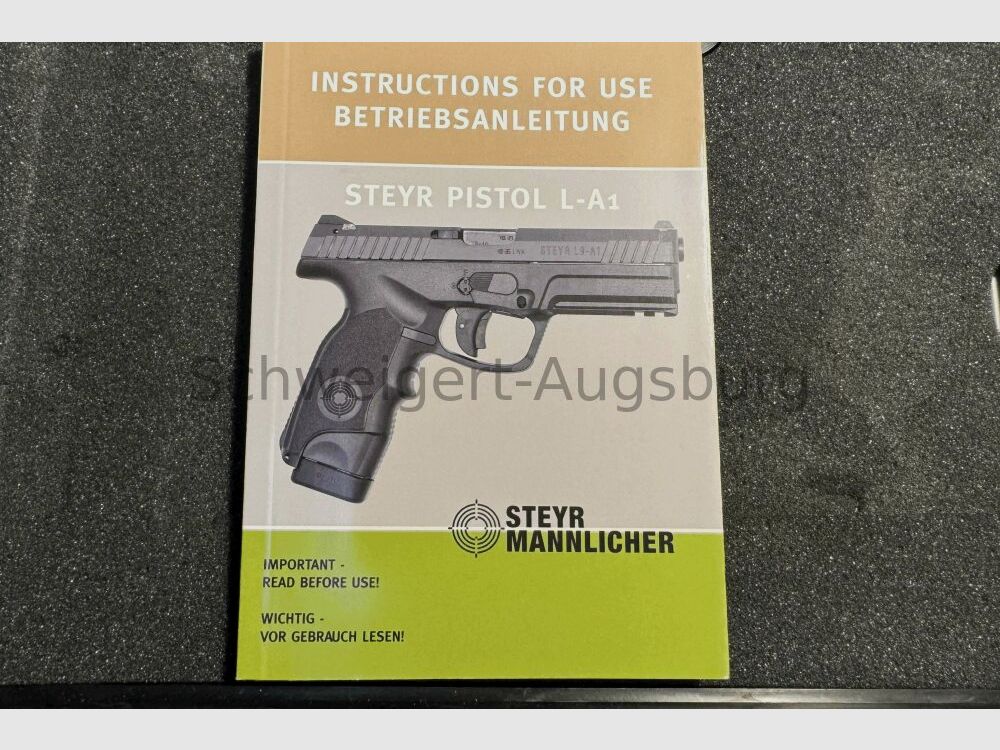 Steyr L9-A1	 9mmLuger