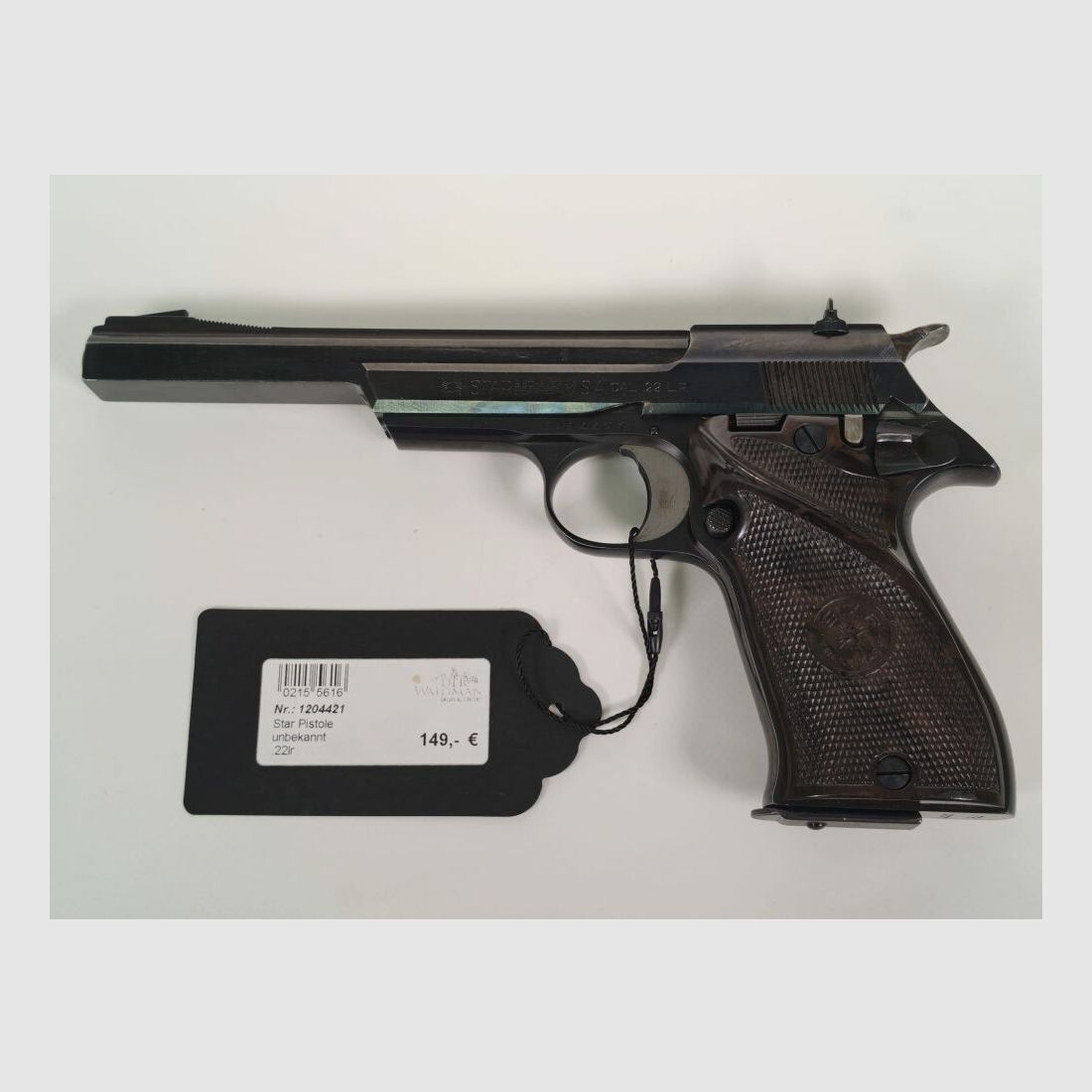 Pistolet Star .22 lr avec canon de 15 cm -