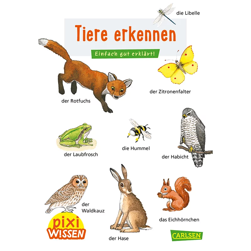 Livre pour enfants "Pixi Savoir 30 : Reconnaître les animaux", image 1 sur 3