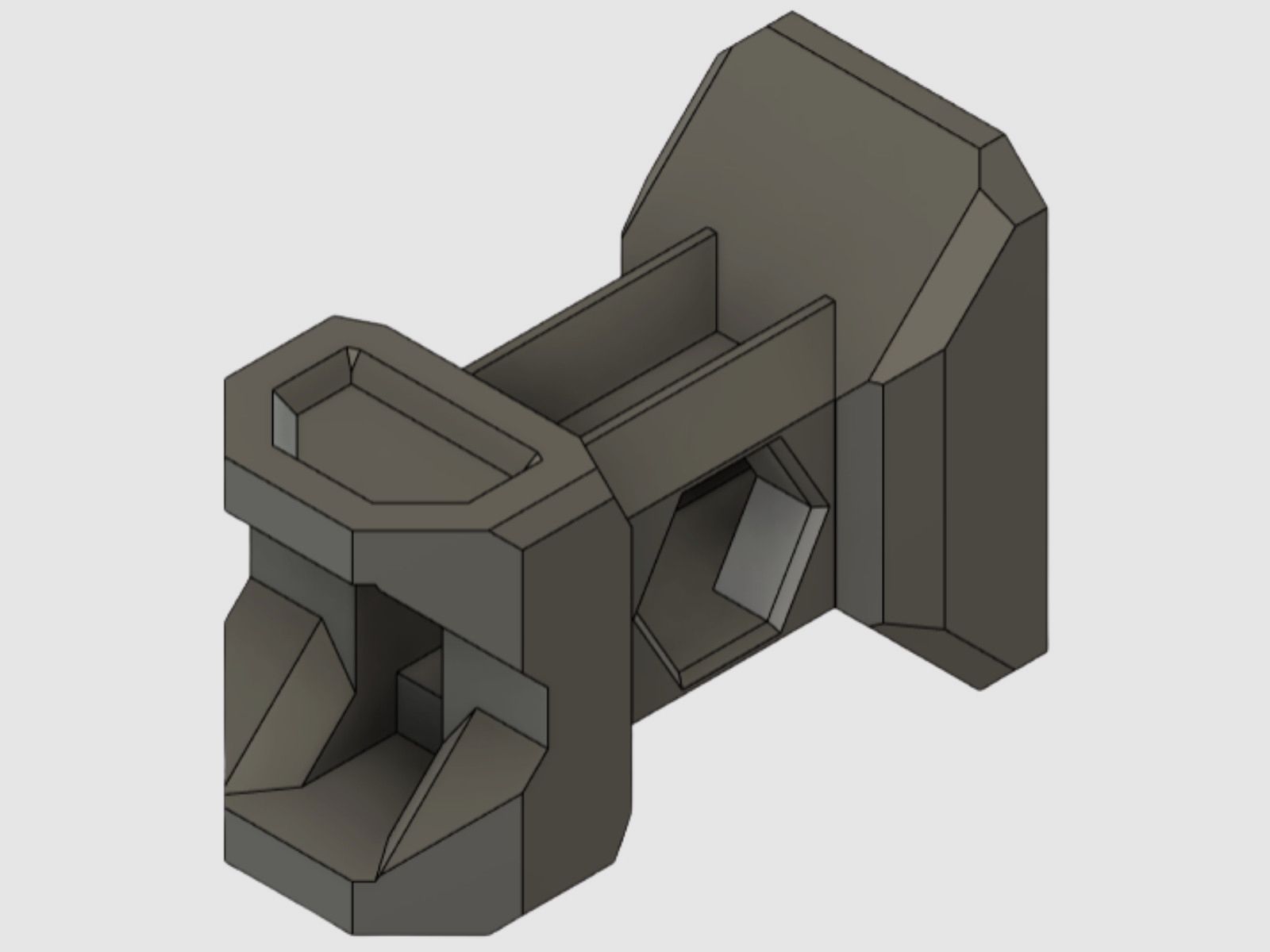 MP - Mini Rifle Holder - orange - RHM-03, image 2 of 5