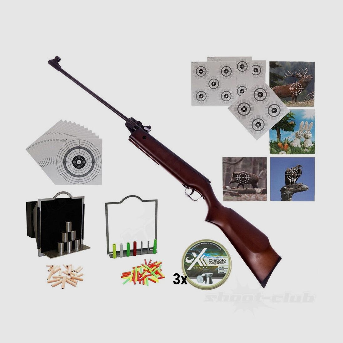 Perfecta	 Umarex Perfecta 45 Luftgewehr 4,5 mm Super-Target-SET