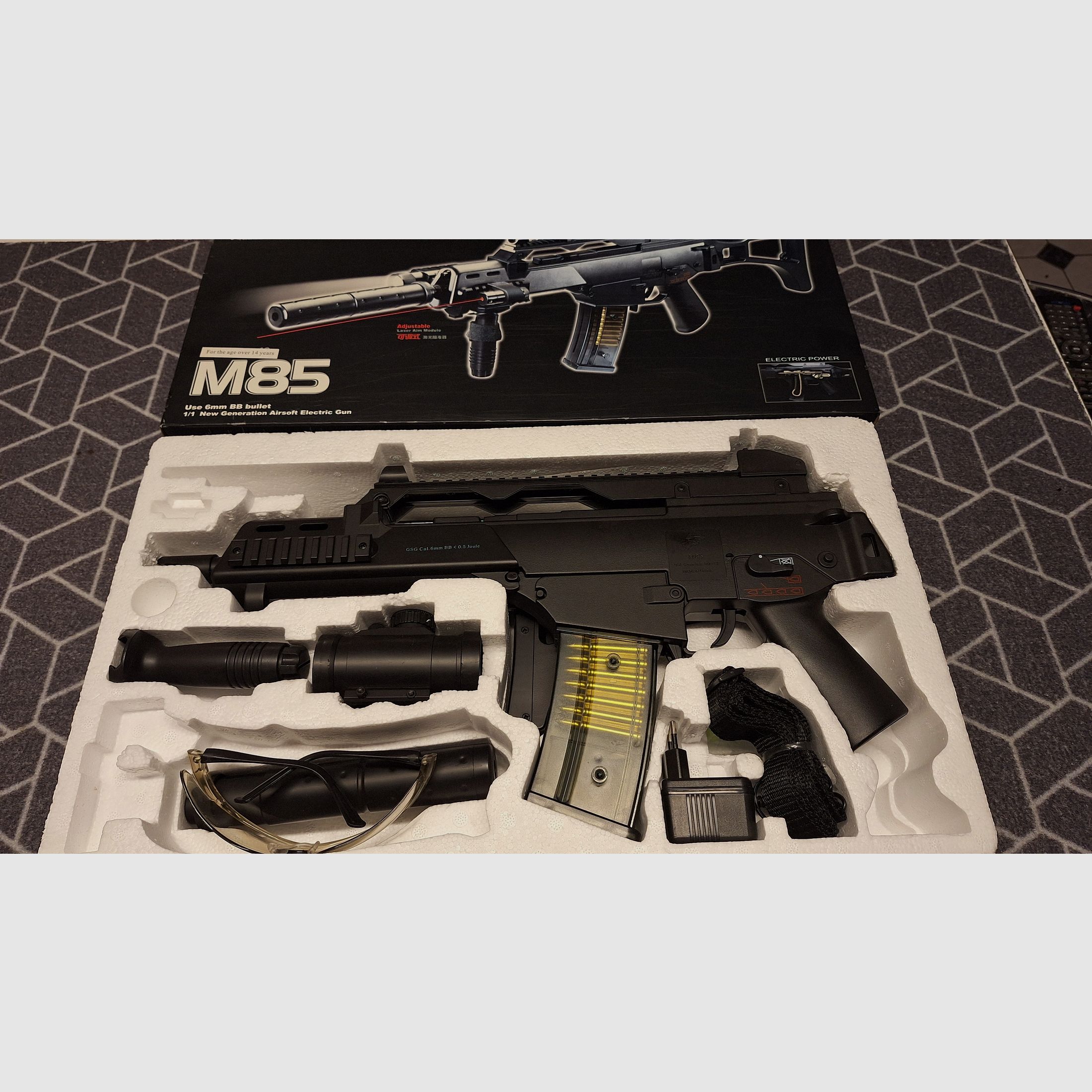 M85 G36 Stil GSG AEG 6mm BB "VOLL AUTO" Ab 14 Jahren!