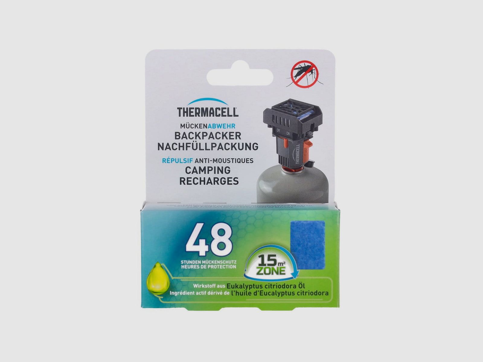 Thermacell Backpacker M-48 Paquete de recarga 12 unidades PT-19