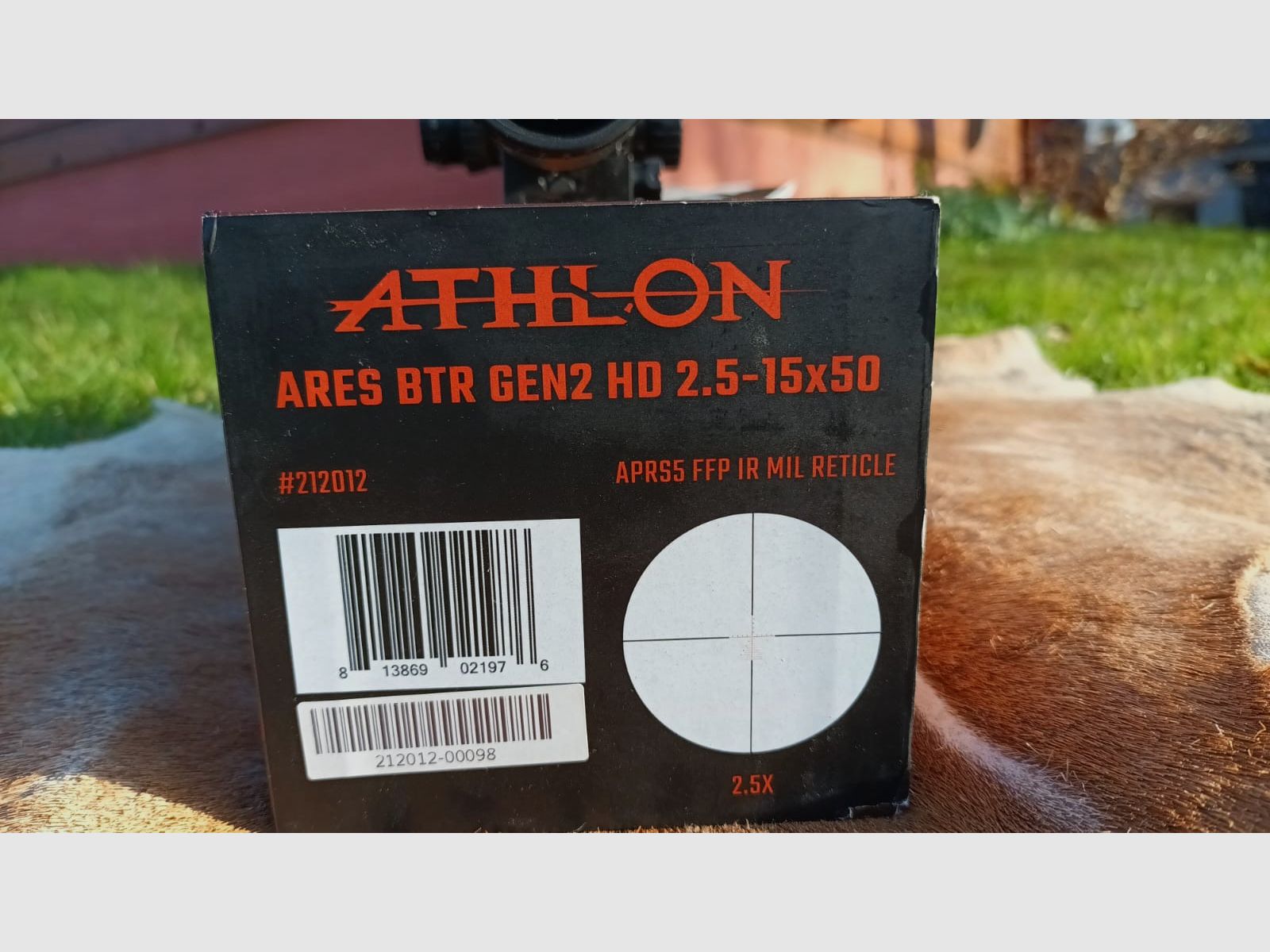 Zielfernrohr Athlon Ares BTR HD 2.5-15x50 MIL Gen3 Neuwertig