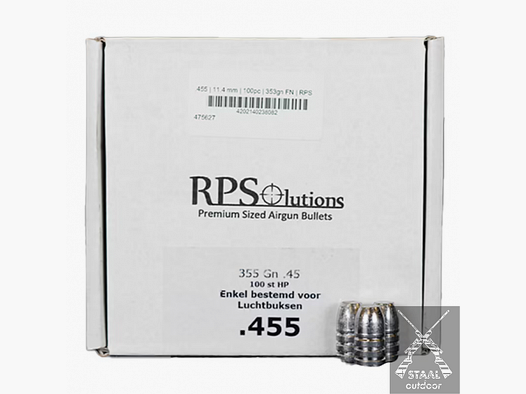 RPS .455 (11,4 mm) FN-Geschosse 355 gr. | 100 Stk.