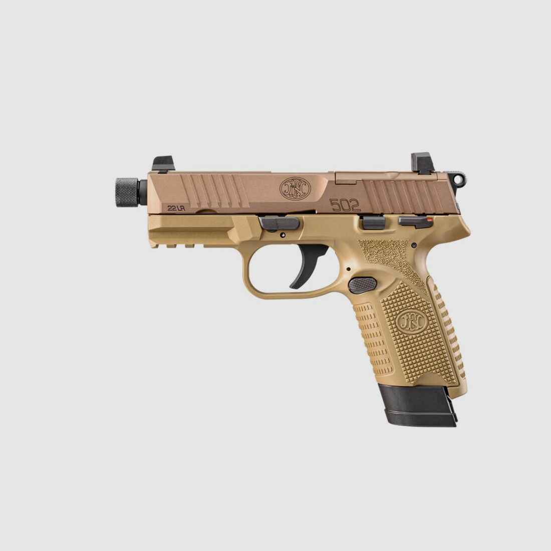 FN 502 TACTICAL FDE .22LR