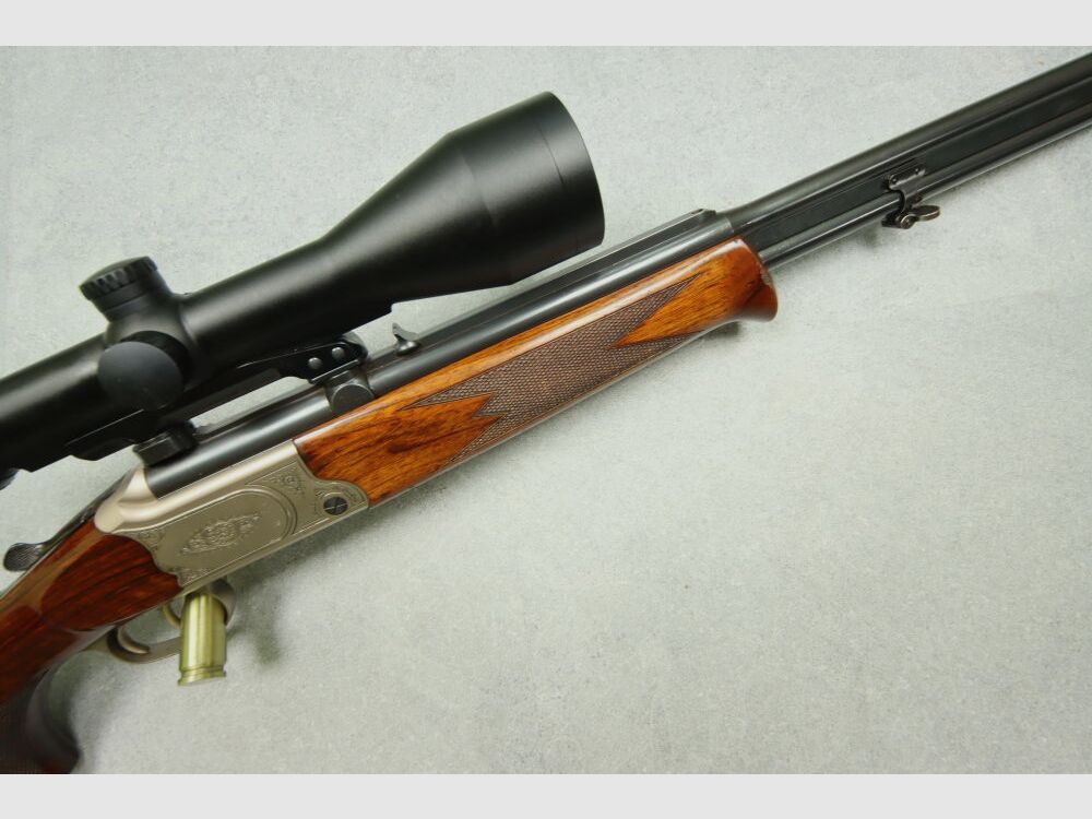 Merkel hand-spanner including Meopta ZF B4 double rifle mountain rifle