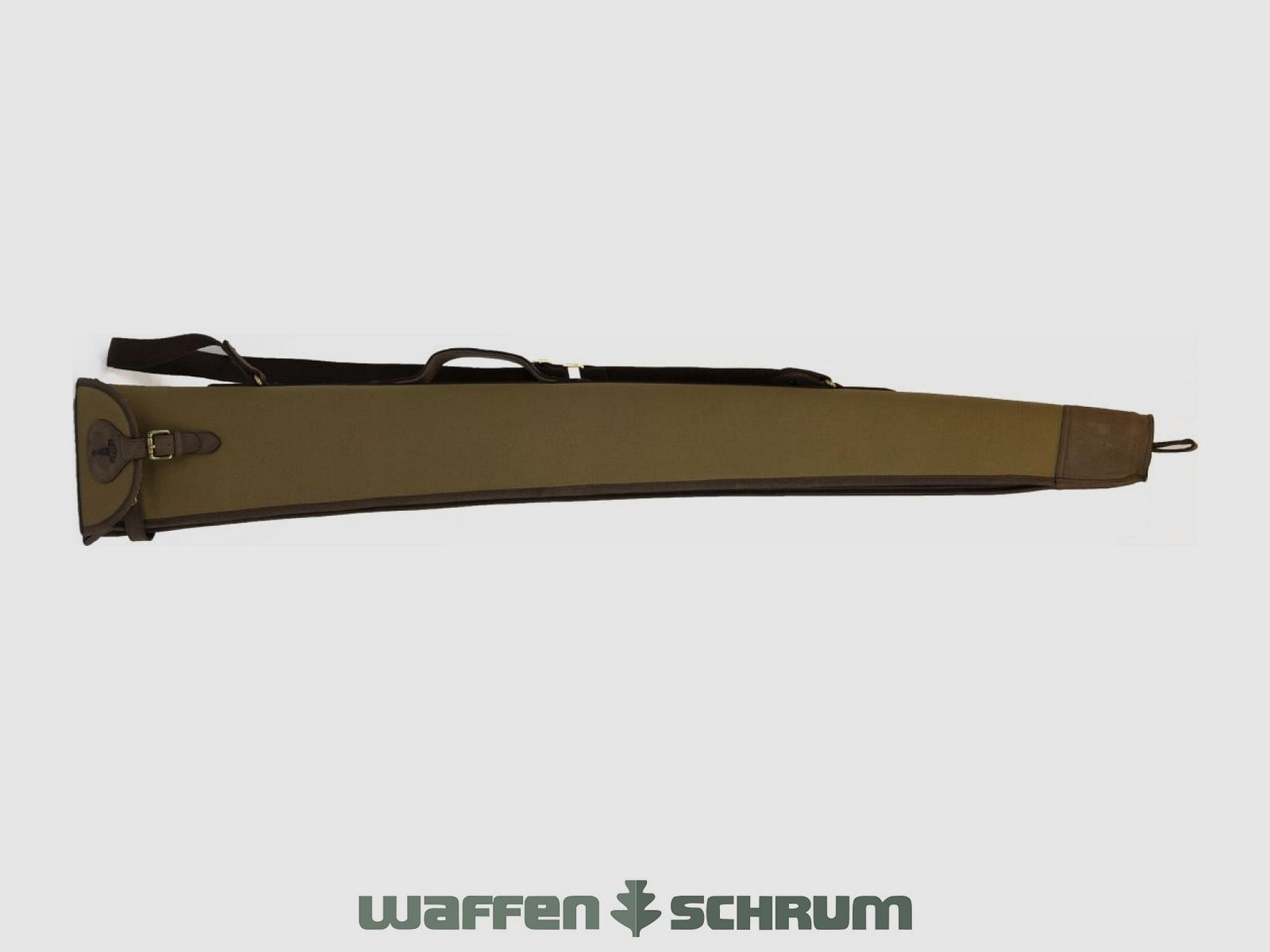 Mjoelner Funda de Caza para Escopeta Valhalla 134cm - Arena/Marrón Forro de Piel de Cordero
