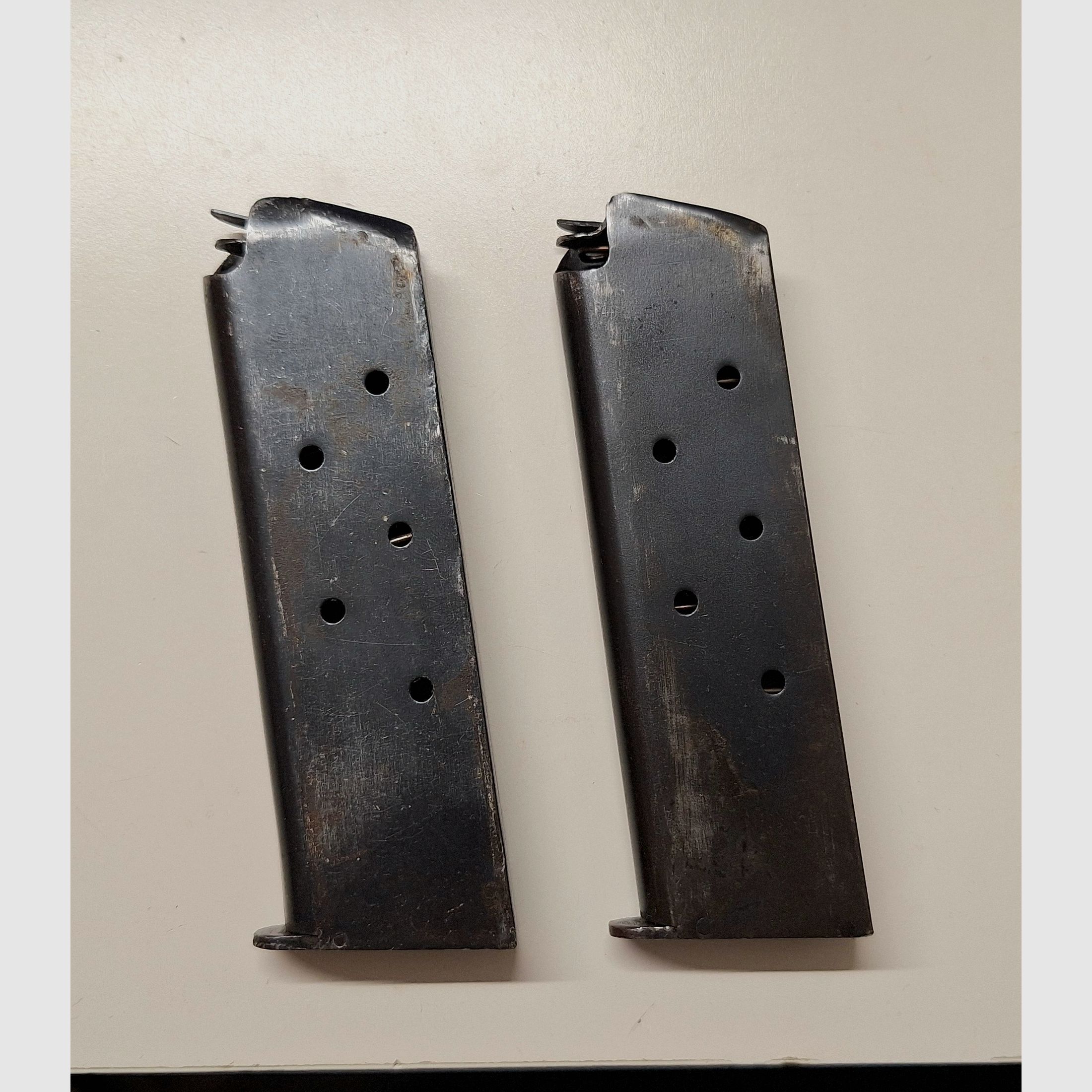 2x 1911 chargeur 7 coups acier bronzé / d'occasion