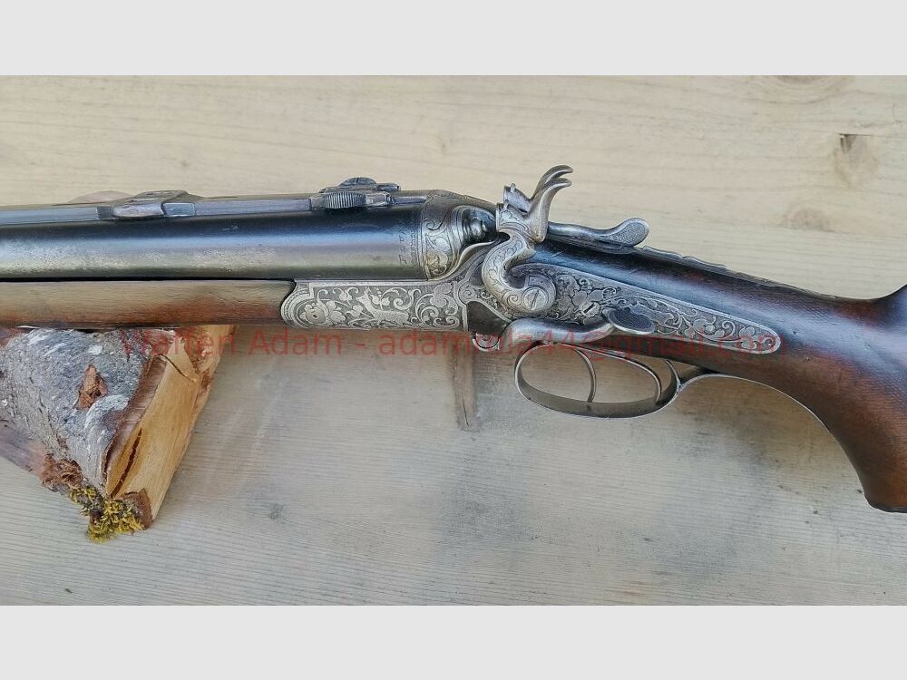 Suhl Hahndrilling um 1900 Sammlerwaffe