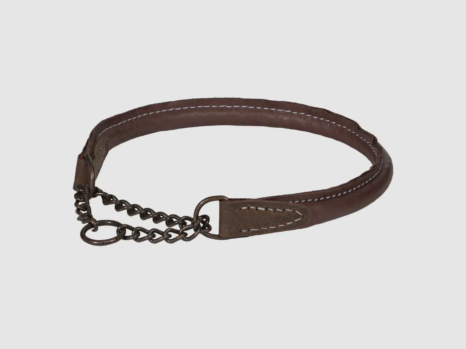 Collier pour chien AKAH en cuir d'olive