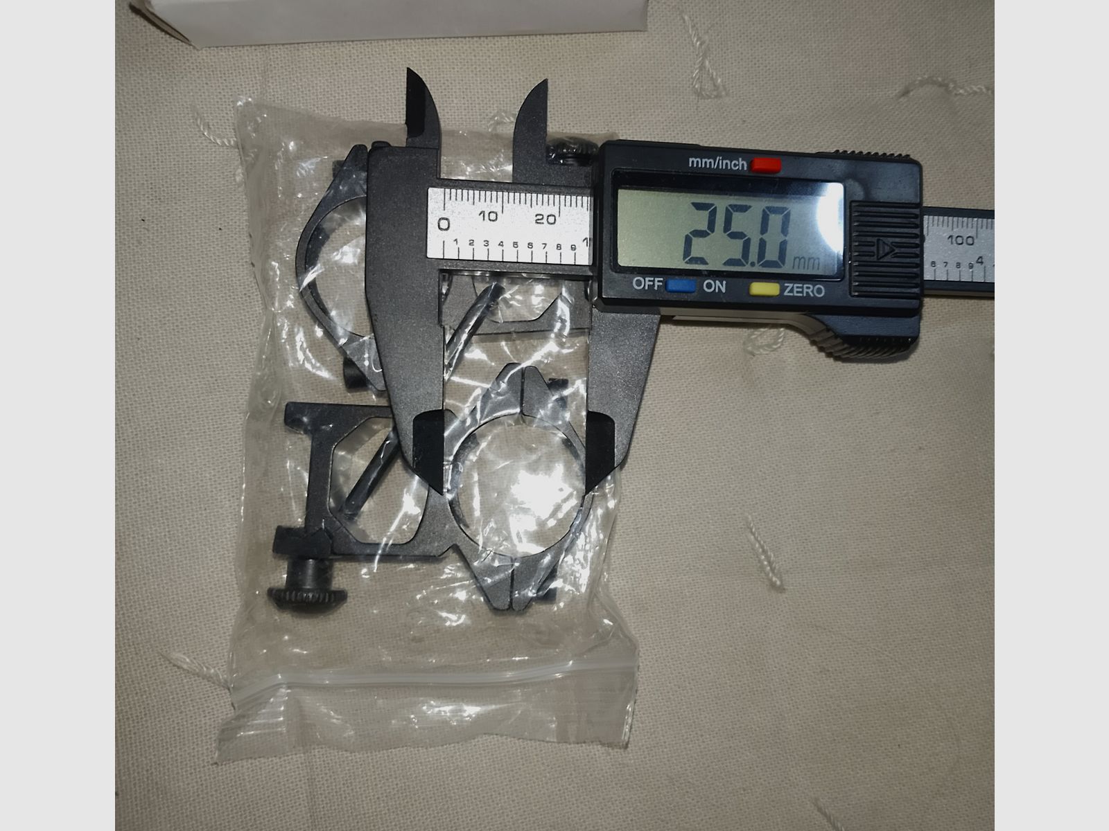 Neue Zielfernrohrmontageringe 25mm Durchmesser Scope Mount für Picatinny 21mm Rail