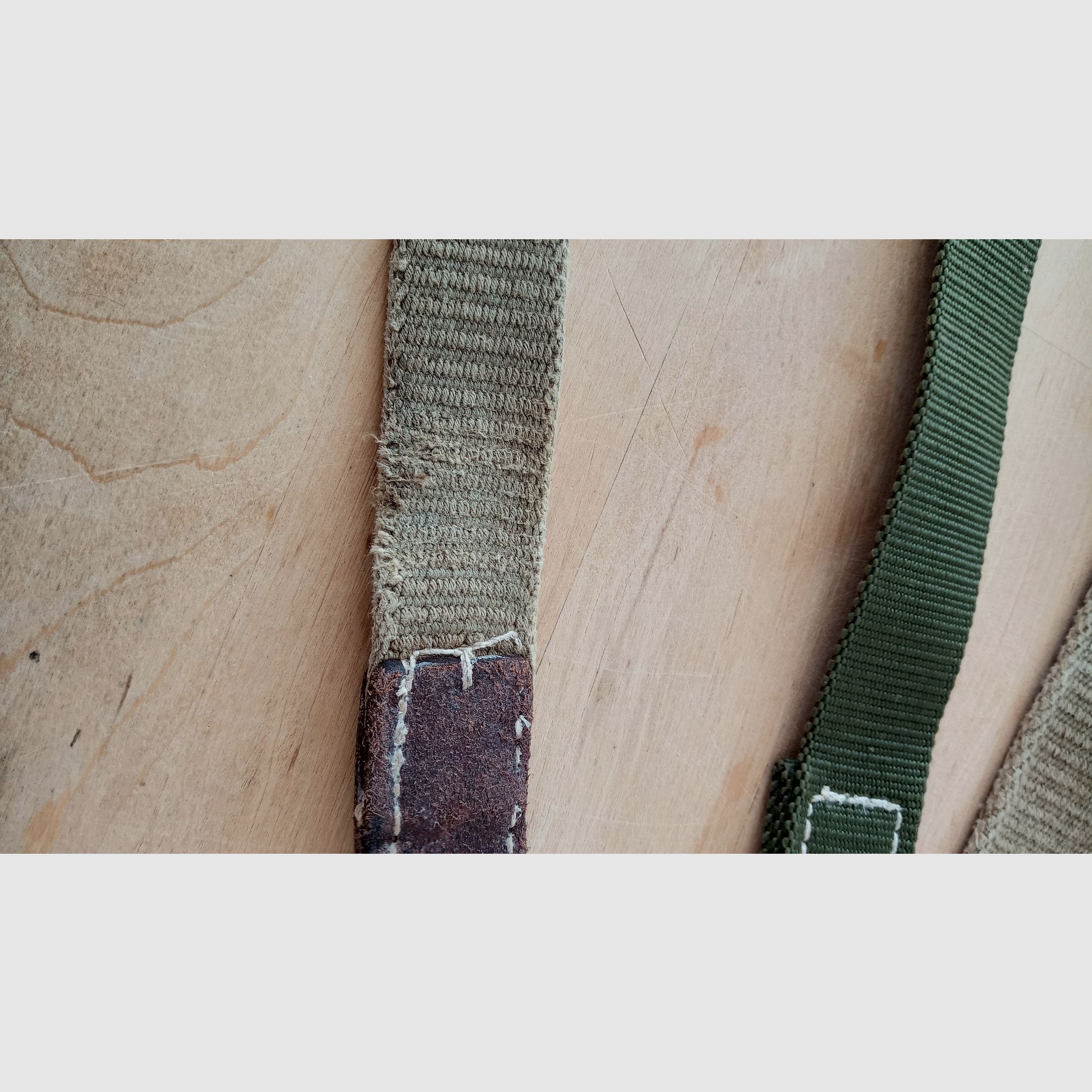 3 gebrauchte Samopal SA VZ.58 Gewehrriemen auch gut geeignet für das Xisico MWN B5 Luftgewehr von Naunin