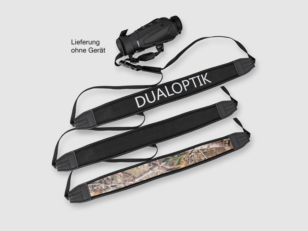 Dual optics shoulder strap