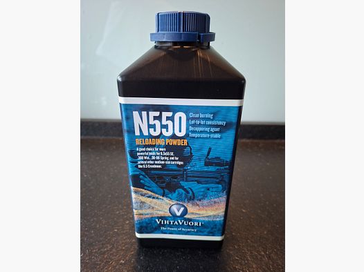 Vihtavuori N550 polvere da carica 600 gr.
