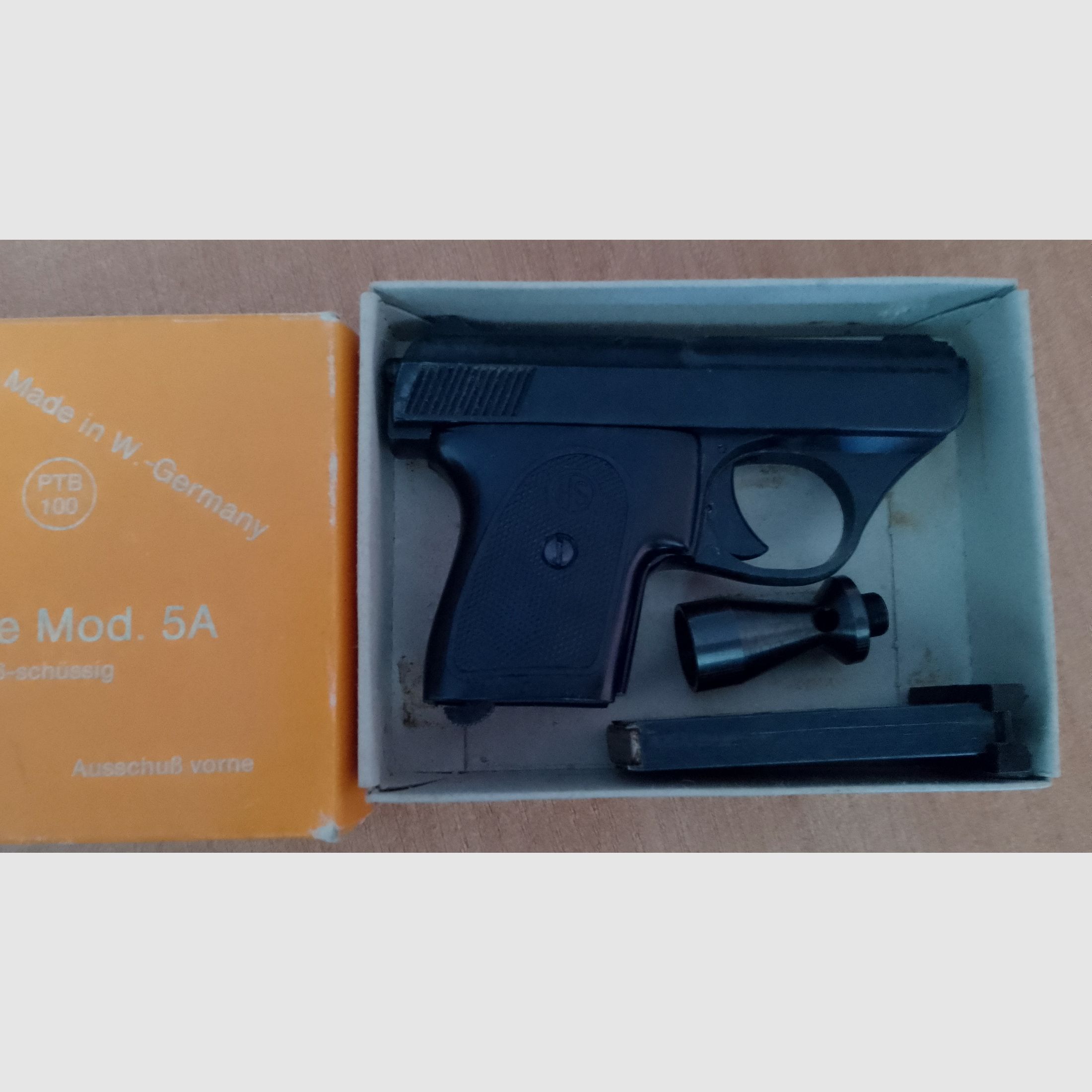 HS Mod.5A Kal. 8 mm Knall/ PTB 100 z 1977 roku!