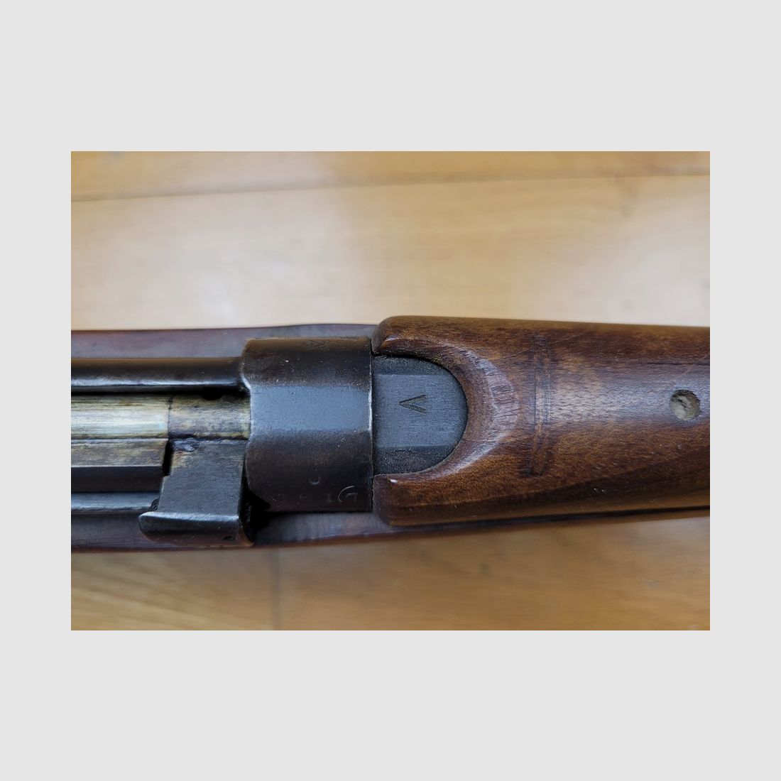 Très bon Fusil anglais Lee Enfield MKIII (*) – bonne fabrication B.S.A de 1916 – calibre d&rsquo;origine 303 Brit. – Bretelle – Chargeur au modèle – TBE, image 12 sur 30