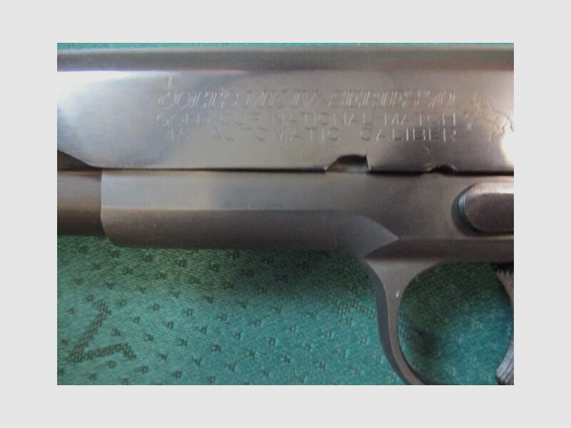 Sportpistole Pistole Colt Gold Cup Series 70 sehr gut 1911