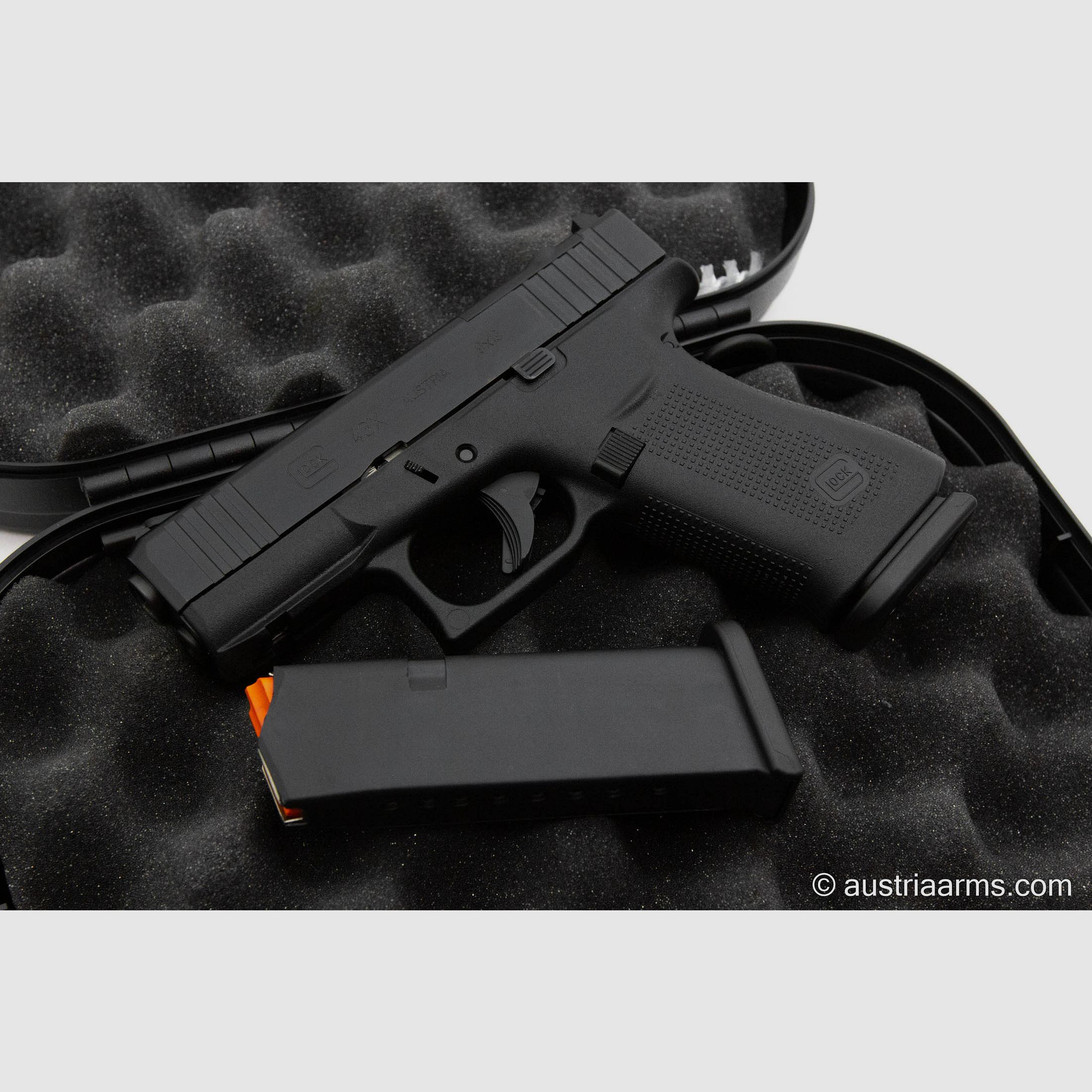 Glock 43X MOS, als nieuw gebruikte vuurwapen, 9×19 mm, afbeelding 3 van 5