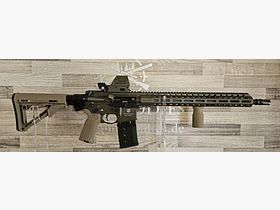 Schmeisser AR15 M5FL special model MAGPUL 16.75" OD Green .223Rem with optics - free shipping - new goods from the specialist trade