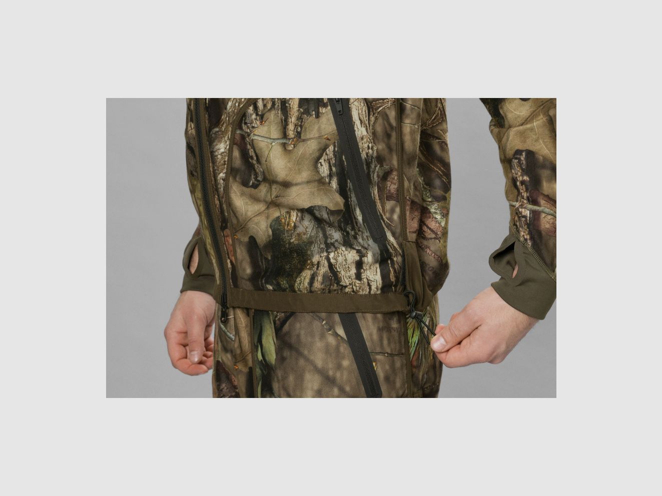 Hunting Fleece Jacket Kamko WSP Grün/Mossy Oak Harkila, Bild 9 von 9