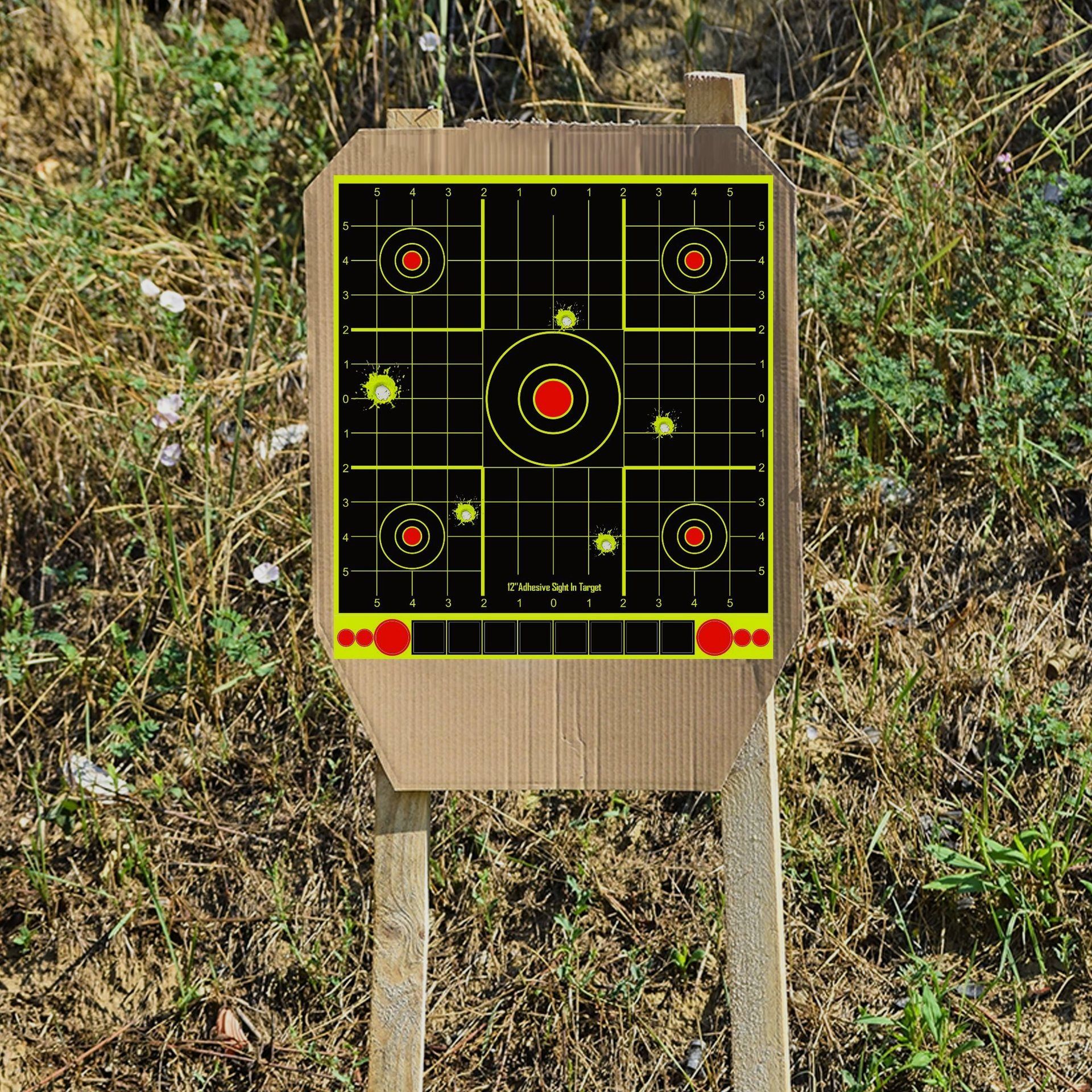 12x13,2 Zoll Training Zielscheiben, Splatter Papier, Aufklebe Sticker, gute Erkennbarkeit auch für Longrange