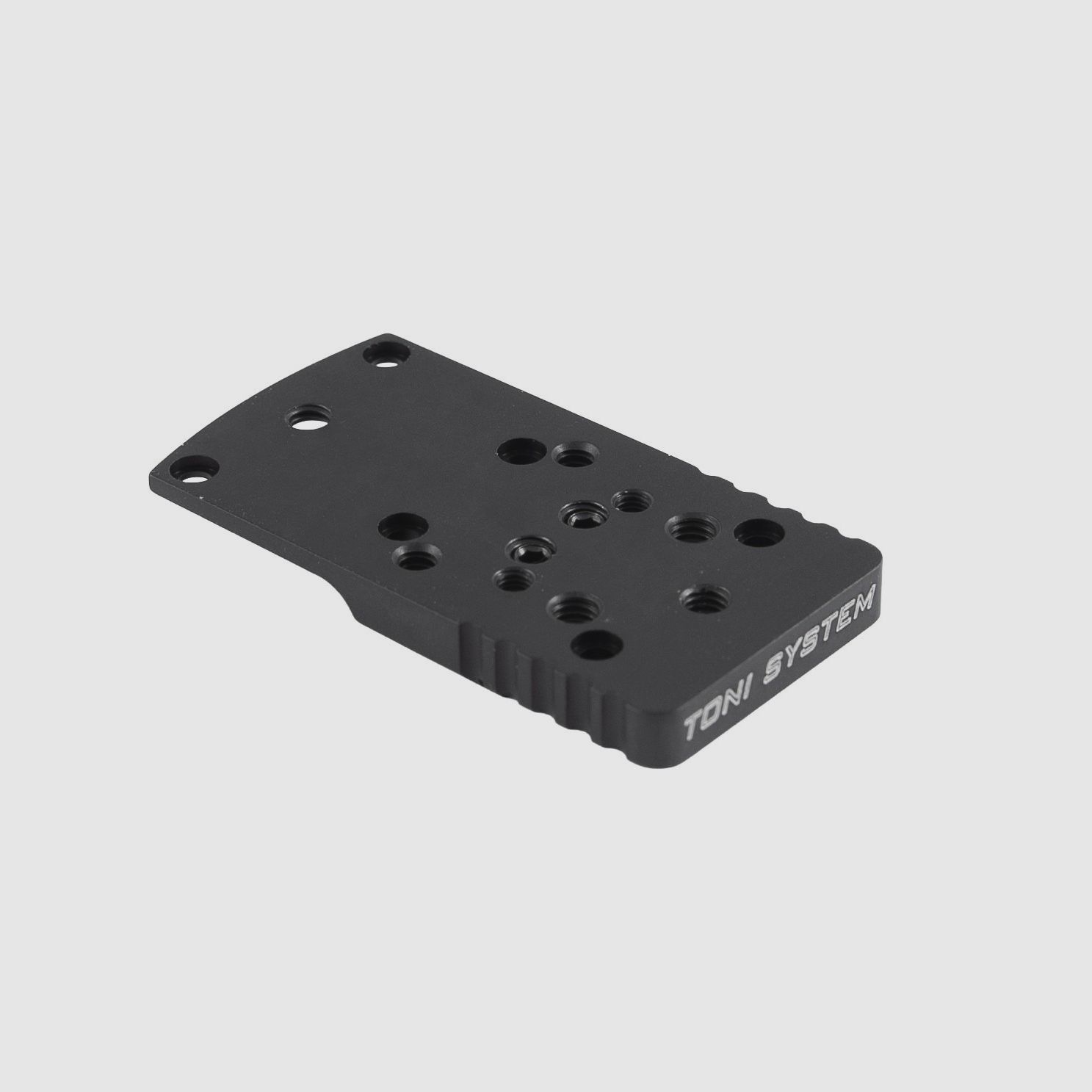 Red Dot Schwalbenschwanz-Grundplatte (Typ B) für Infinity - TONI SYSTEM / Red dot dovetail base plate (type B) for Infinity  - TONI SYSTEM *  ITEM CODE OPXINF2B, Bild 3 von 3