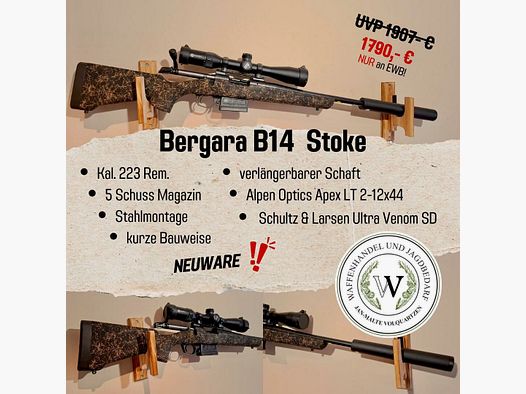 Bergara B14 Stoke 223Rem