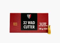Fiocchi .32 S&W long LWC 6,5g/100gr. Cartucce per pistole