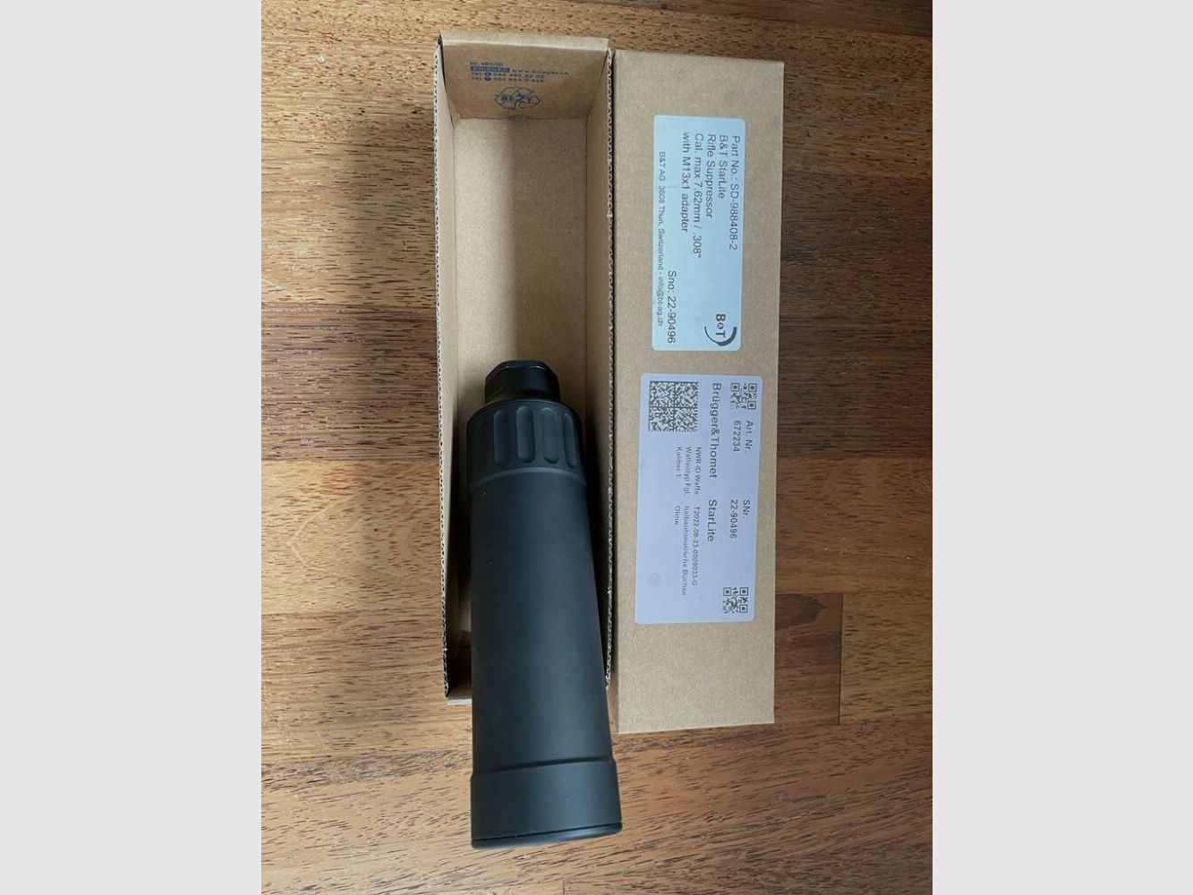 B&T StarLite 6.3-8.2mm, M13x1 right