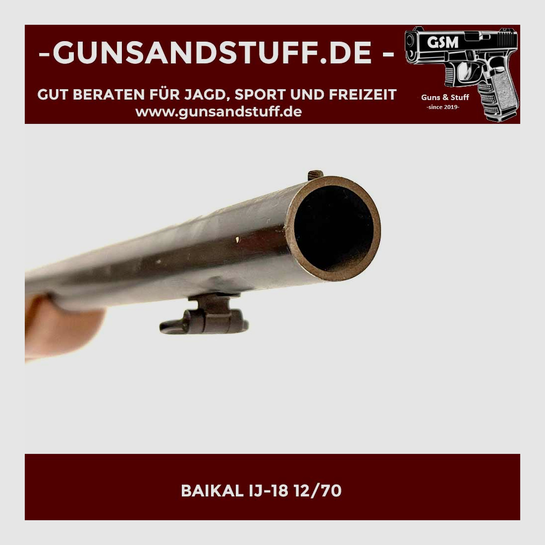 BAIKAL IJ-18 EINZELLADERFLINTE 12/70