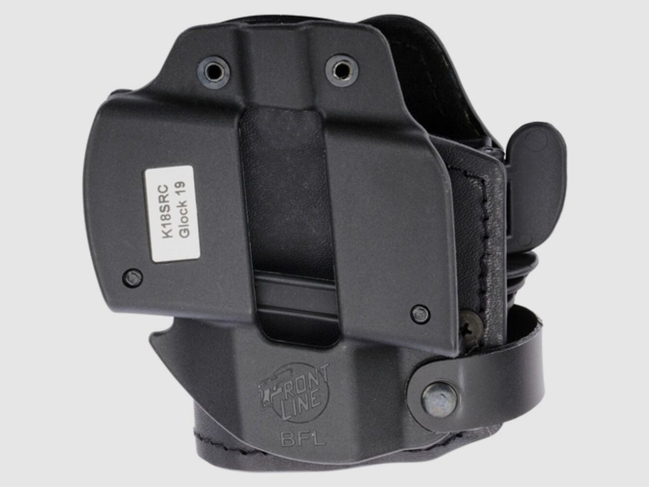 Front Line Holster Kydex SR BFL gevoerd Glock 19/23/32