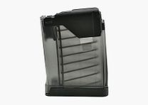LANCER SYSTEMS L5AWM Magazin Gen2 für AR15 10-schüssig für Kaliber .223 REM / 5.56x45 Nato, Smoke transparent