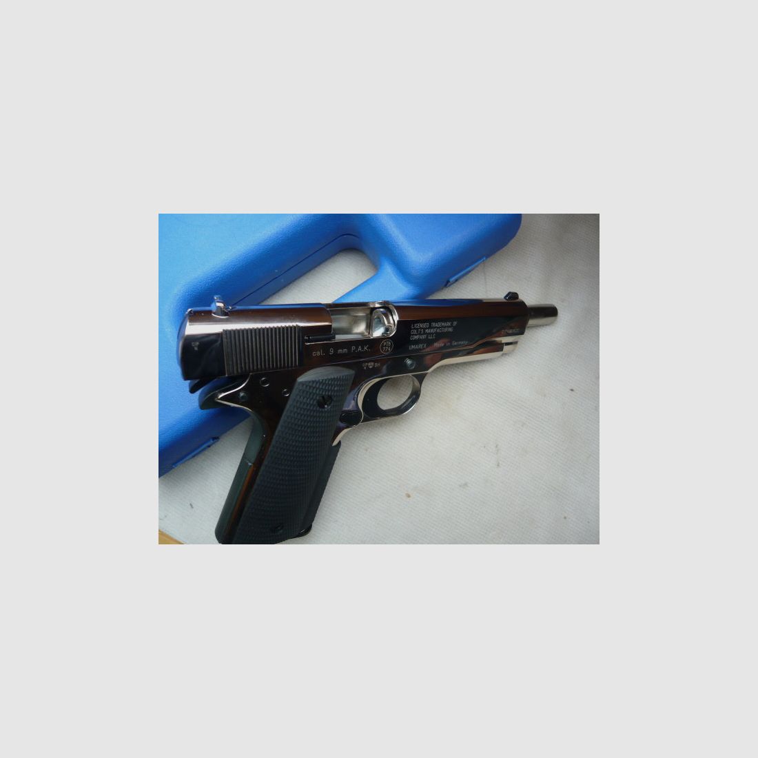 Colt Government 1911 A1 caliber 9mm PAK chrome-plated