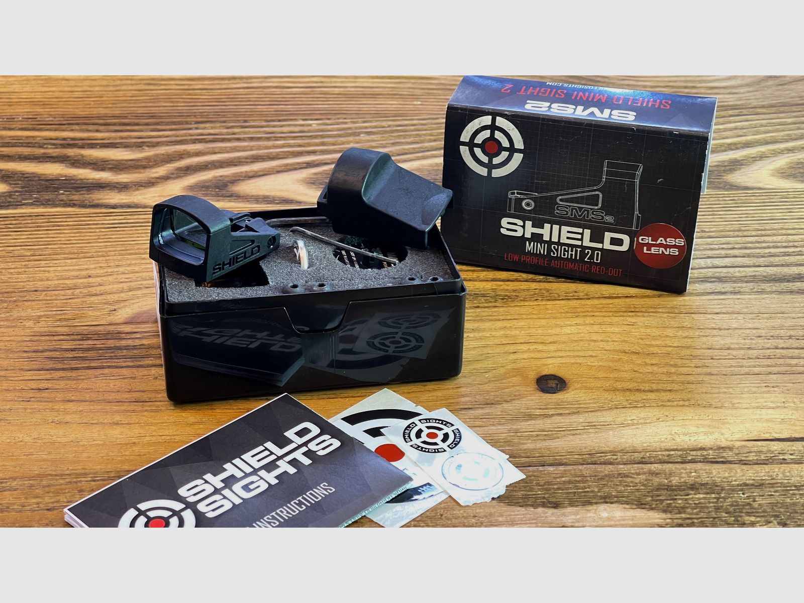 Shield Sights SMS Reflex Compact Mini Sight 2.0 -  4MOA Point Rouge "Prix Spécial"