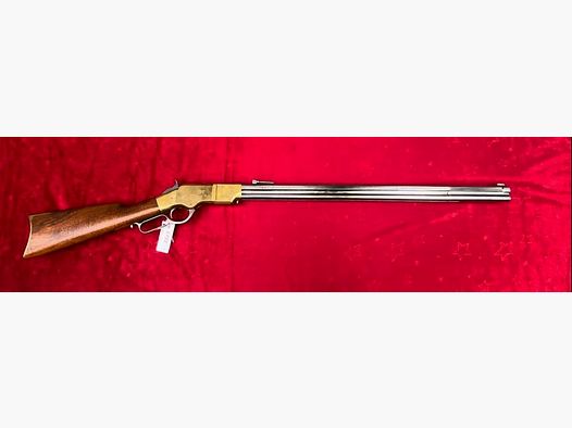 HEGE Uberti 1860 Henry Sonderserie mit Messingsystem und Lauf in White Finish Rifle Kal. 44/40 One of One Thousand
