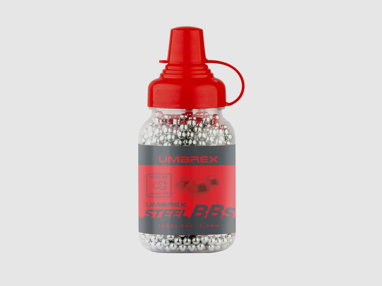 Umarex Stahlkugeln / Stahl BBs / Kaliber 4,5 mm / 0,32 g / 1500 Stk