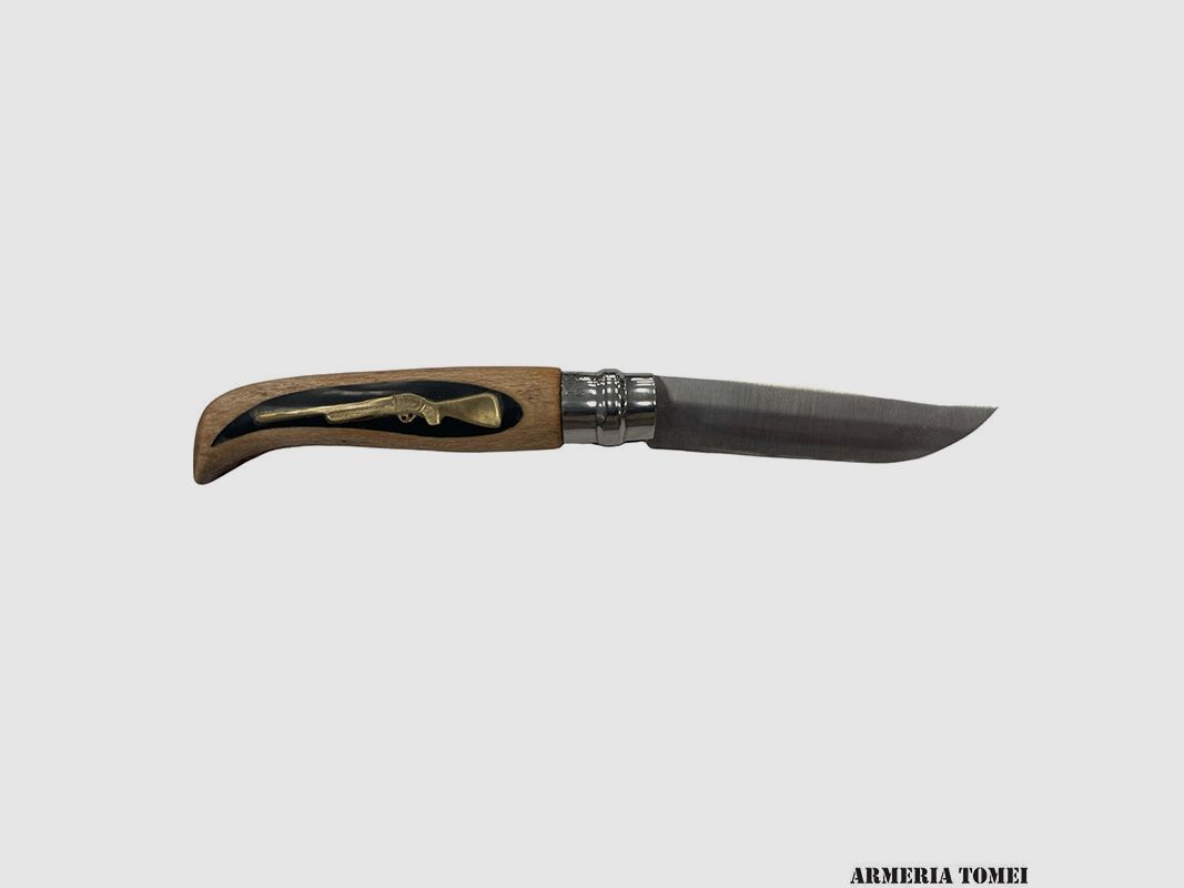 Couteau – OPINEL – N.9 CARBONE fabriqué à la main avec une dent de sanglier, image 2 sur 5