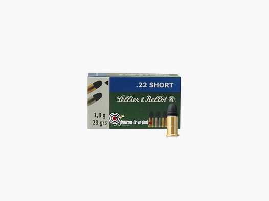 Cartouches Sellier & Bellot .22 LR Short