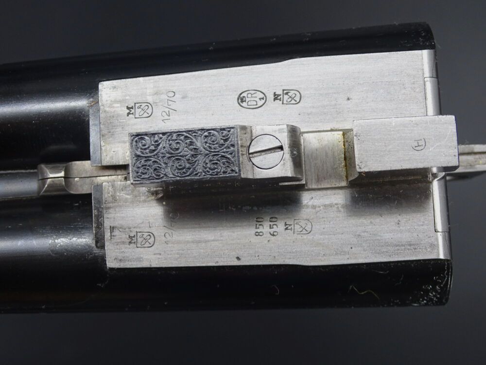 Fusil à deux canons Simson Awtowelo Monte Carlo calibre 12/70 dissolution de collection