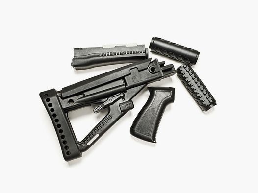 Archangel OPFOR Series Buttstock/Forend/Pistol Grip Comp Set for AK-47/ AKM - BLK Polymer