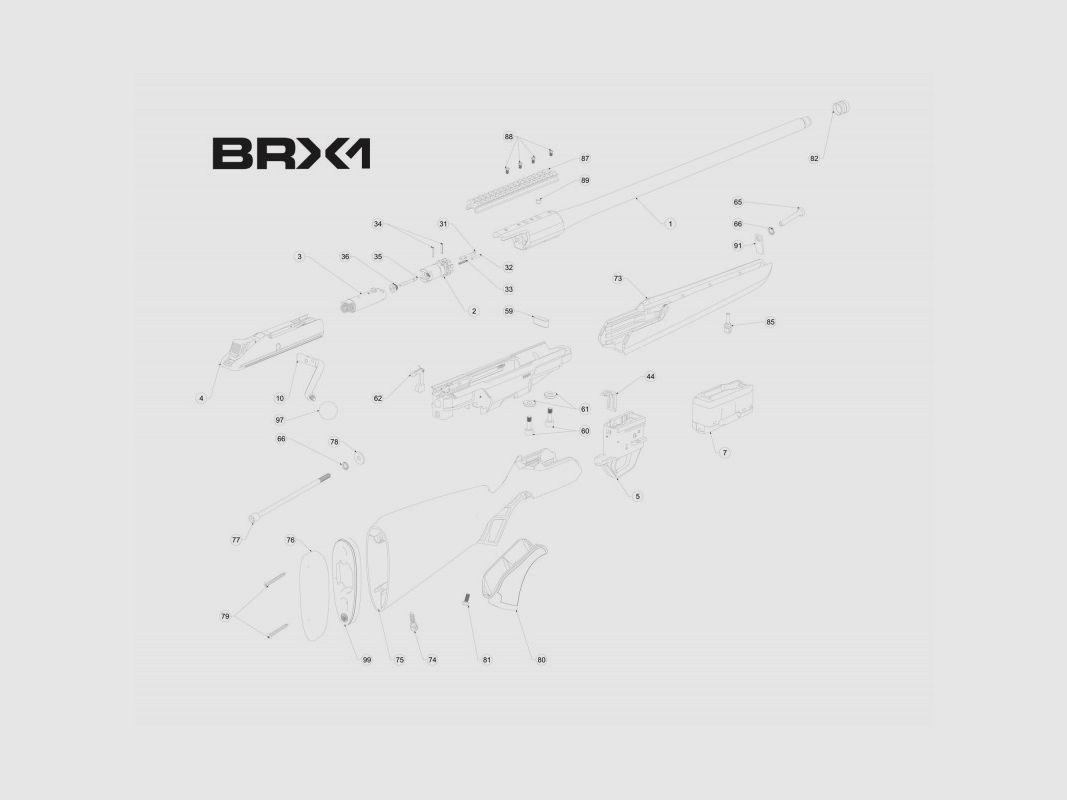 Rifle BERETTA BRX1 con cargador extraíble cal 62 cm 300 win mag, imagen 5 de 6