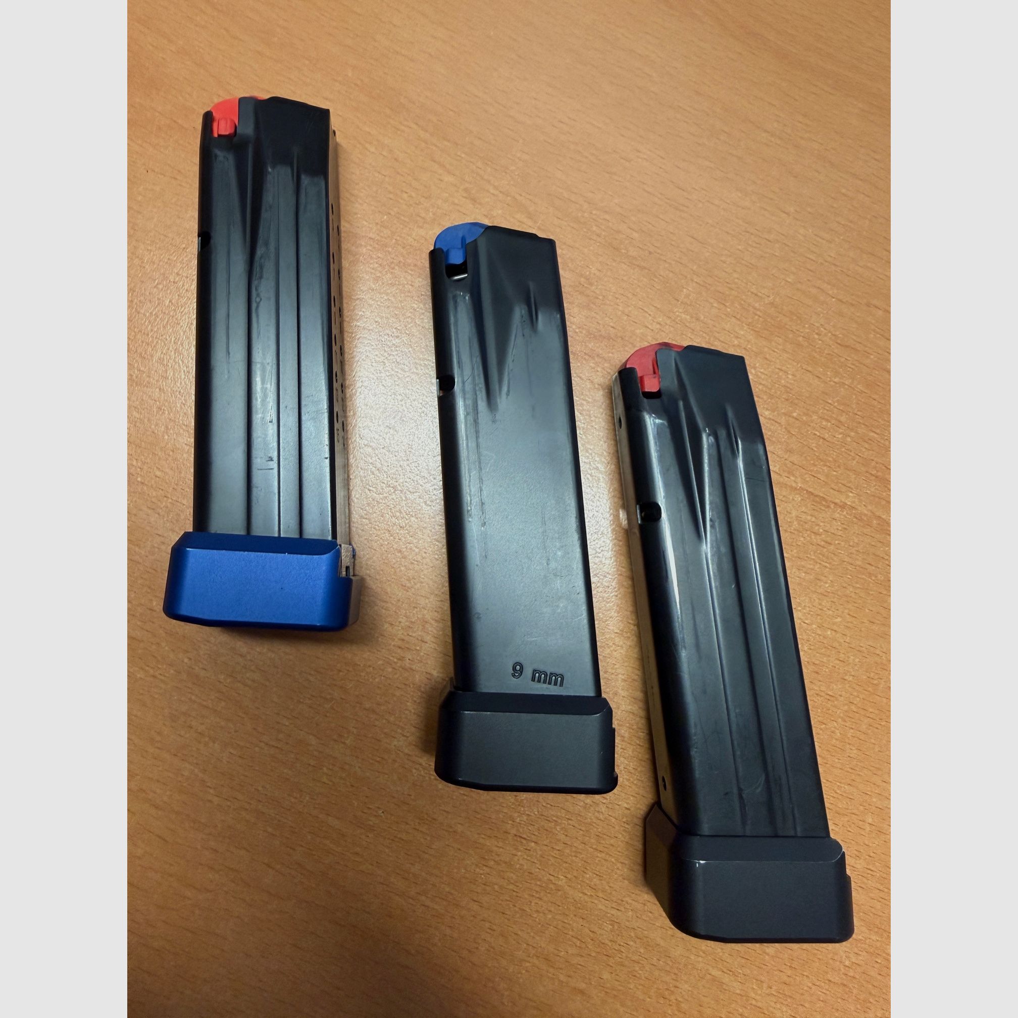 3 magazijnen voor Walther Q4/Q5