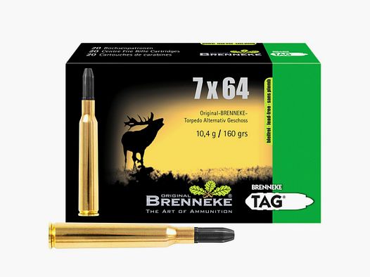 Brenneke 7×64 TAG 10.4g/160grs.